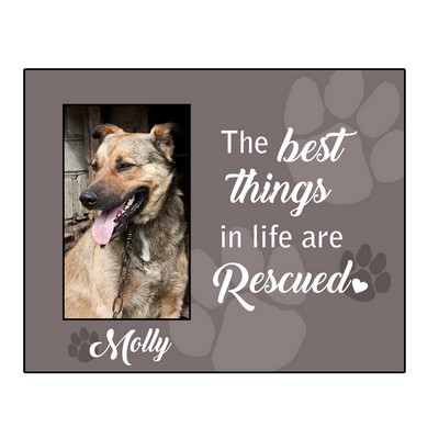 Rescued Pet Personalized 4x6 Picture Frame